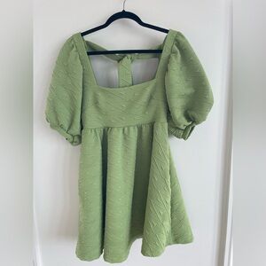 Green Free People Mini Dress